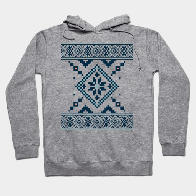 Seamless Pattern Design Hoodie by OM Des